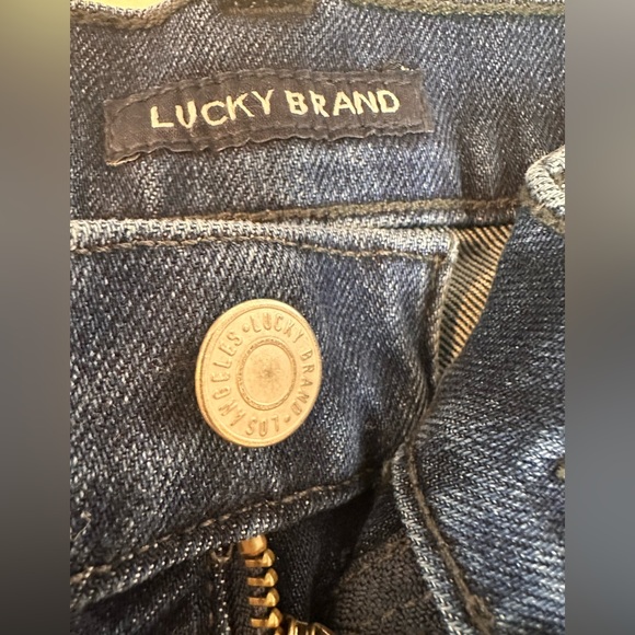 NWOT Lucky Brand relaxed tapered bleach jeans US 2 - Picture 2 of 8